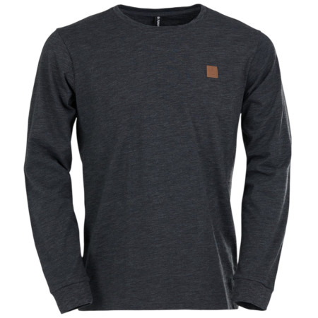 Herren-Funktionsshirt Fundango Justin Longsleeve T-shirt schwarz black heather