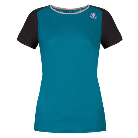 Damen-T-Shirt Rafiki Chulilla blau/schwarz crystal teal/graphite