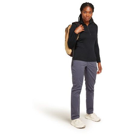 Damen-T-Shirt Icebreaker W Mer Core Heavyweight LS Half Z