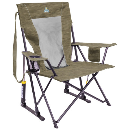 Campingstuhl GCI Comfort Pro Rocker XL grün Heathered Aged Fatigue