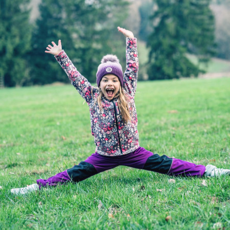 Kinder Softshellhose WAMU Fuchsiová