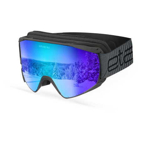 Skibrille Etape Arosa mattschwarz černá mat/revo
