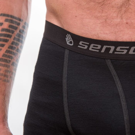 Boxershorts Sensor Merino Wool Active schwarz