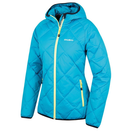 Damen Daunenjacke Husky Form L hellblau Lightblue