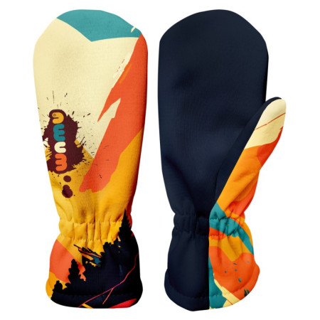 Kinder-Softshellhandschuhe WAMU Mountain Bike