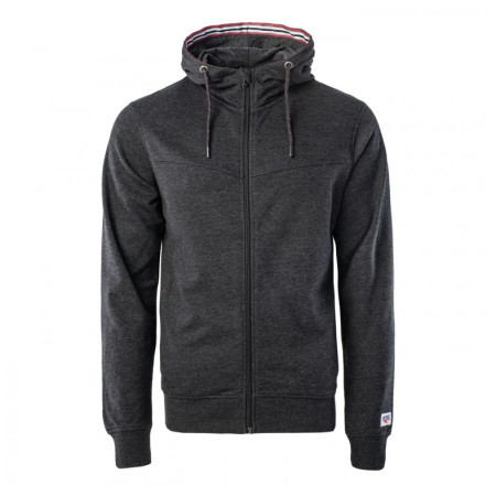 Herren-Sweatshirt Hi-Tec Sabarin schwarz Black Melange