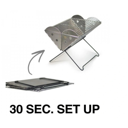 Faltgrill UCO Flatpack Grill & Firepit 35 x 25 cm
