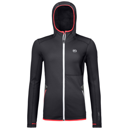 Damen-Sweatshirt Ortovox W's Fleece Hoody schwarz BlackRaven
