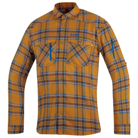 Herrenhemd Direct Alpine Dawson braun caramel