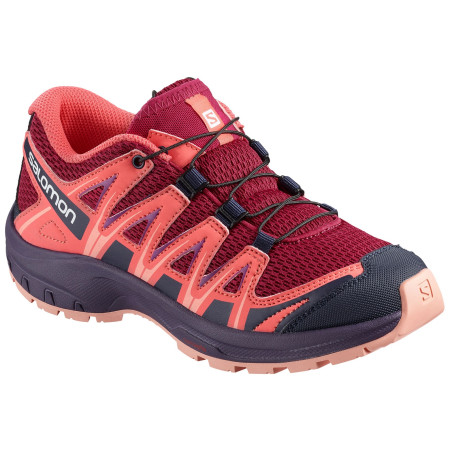 Kinderschuhe Salomon XA Pro 3D J (2020) rot/rosa Cerise/Dubarry/Peach