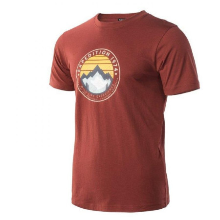 Herren-T-Shirt Hi-Tec Zergo rot fired brick