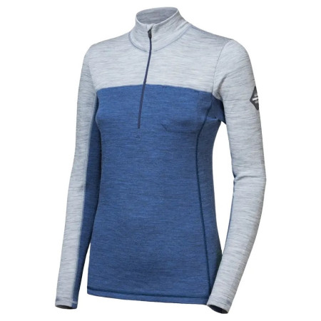 Damen-Funktionsshirt Sensor Merino Bold langärmelig, Reißverschluss