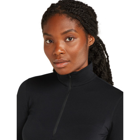 Damen-T-Shirt Icebreaker W Mer Core Heavyweight LS Half Z