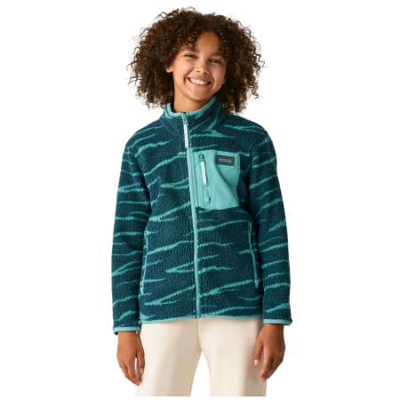 Kinder-Funktions-Sweatshirt Regatta Junior Frankie Warm Fleece Mediterranea Zebra