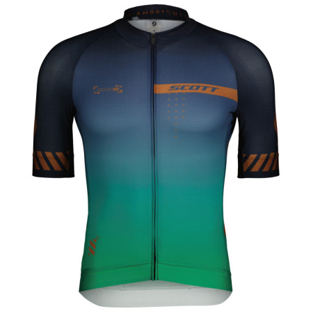 Herren Radtrikot Scott M's RC Pro SS blau/grün dark blue/bread brown