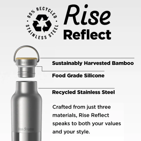 Thermokanne Klean Kanteen Rise Reflect 16oz (w/ Bamboo Cap)