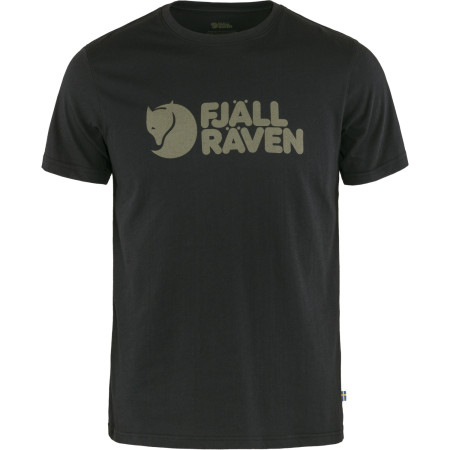 Herren-T-Shirt Fjällräven Logo T-shirt M schwarz Black