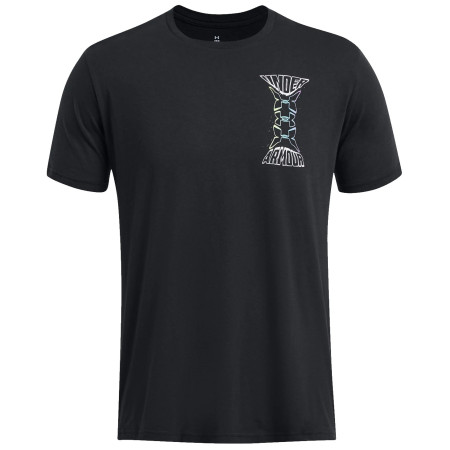 Herren-T-Shirt Under Armour Dusk to Dawn Skul SS schwarz/weiß Black/White