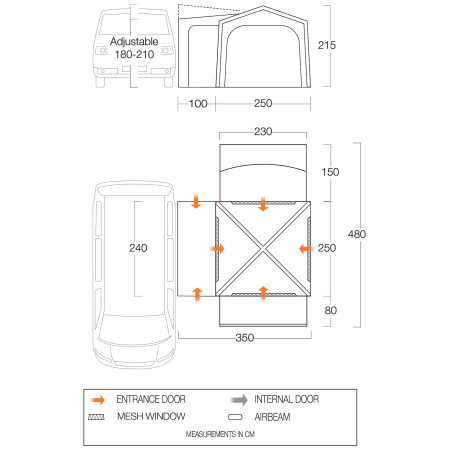 Vorzelt Vango Versos Air Low 2024