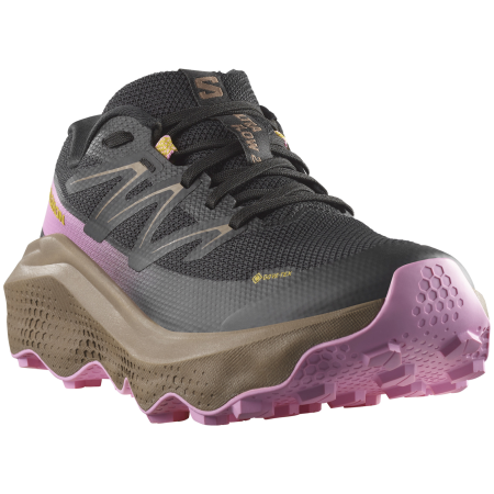 Damen Laufschuhe Salomon Ultra Flow 2 Gore-Tex schwarz Black / Iron / Cyclamen