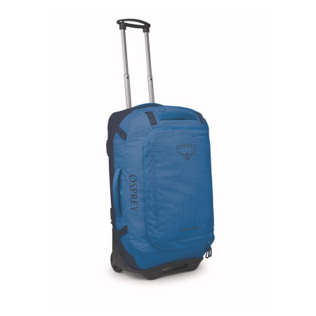 Reisetasche auf Rädern Osprey Transporter Wheeled Duffel 60 blau blue flame/nocturnal blue