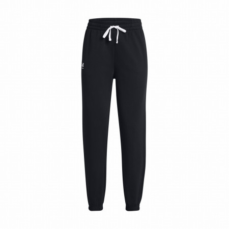 Damen-Jogginghosen Under Armour Rival Terry Jogger schwarz/weiß Black / Black / White