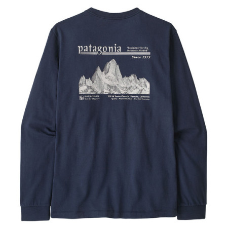 Herren-T-Shirt Patagonia M's L/S MW Hut Tripper Skyline T-Shirt