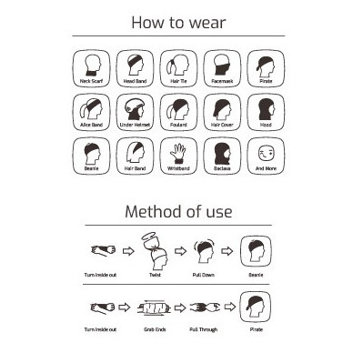 Multifunktionstuch WAMU Mozaika