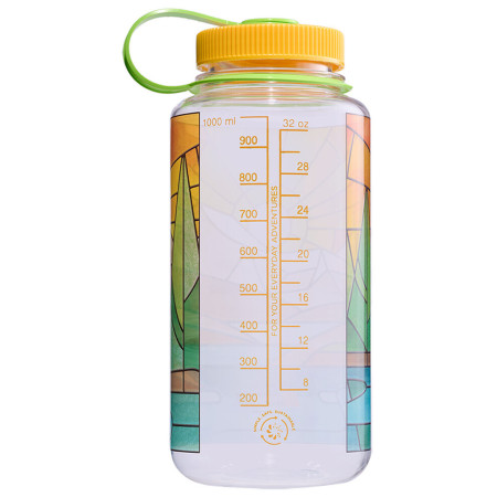 Flasche Nalgene Wide Mouth 1l Clear Stained Glass