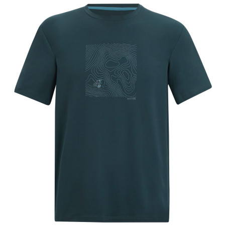 Herren-T-Shirt Regatta Fingal Stretch dunkelblau Night Sky