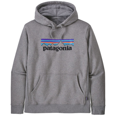 Sweatshirt Patagonia P-6 Logo Uprisal Hoody grau Gravel Heather