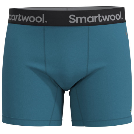 Herren-Boxershorts Smartwool M Boxer Brief Boxed türkis twilight blue