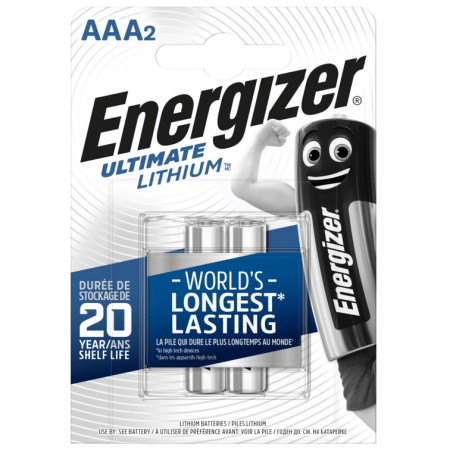 Batterie Energizer Ultimate lithium AAA/2 silber