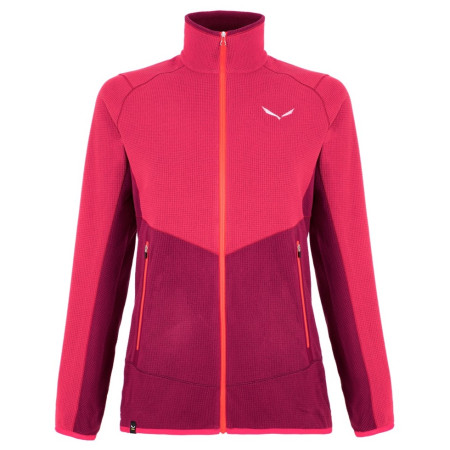 Damen-Sweatshirt Salewa W Paganella Jkt rot RhodoRed/