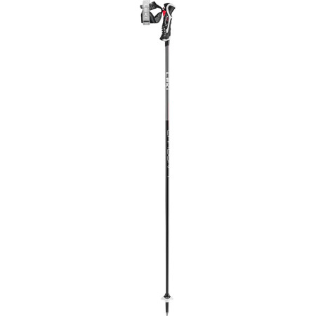 Skistöcke Leki Carbon 14 3D schwarz/grau black-dark anthracite-bright red