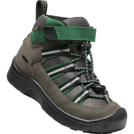 Kinderschuhe Keen Hikeport 2 Sport Mid Wp Youth grau/grün magnet/greener pastures