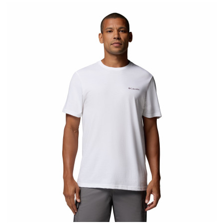 Herren-T-Shirt Columbia CSC™ Outdoor Back Graphic Tee weiß White, Scoped V