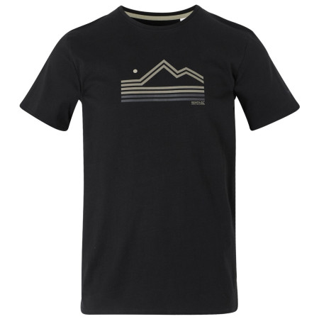 Herren-T-Shirt Regatta Breezed V schwarz Black