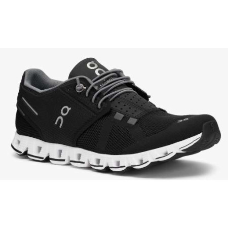 Damen Laufschuhe On Running Cloud schwarz Black/White