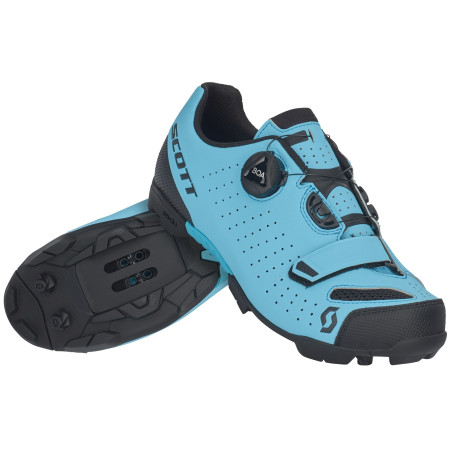Damen-Radsportschuhe Scott Mtb Comp Boa Lady blau/schwarz LightBlue/Black