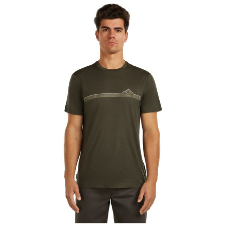 Herren-T-Shirt Icebreaker Men Merino 150 Tech Lite SS Tee Range Stripes
