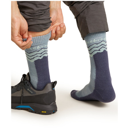 Herrensocken Icebreaker M Mer Hike+ Medium Crew Across the Peaks