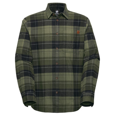 Herrenhemd Mammut Trovat Longsleeve Shirt Men grün/schwarz 40299 marsh-black