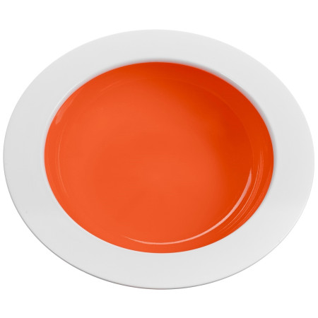 Teller Omada Eat Pop Soup plate 23,5 x 4,5 orange Arancio