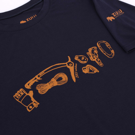 Herren-T-Shirt Zulu Bambus Climber 210 short