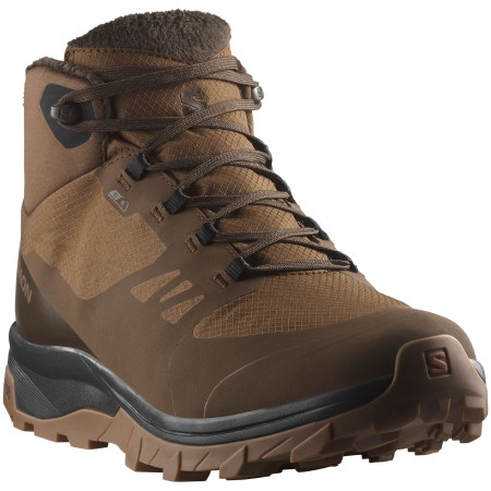 Herrenschuhe Salomon Outsnap Cswp braun Dark Earth / Delicioso / Gum 8