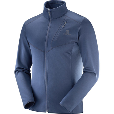Herren-Sweatshirt Salomon Discovery Fz dunkelblau Nightish