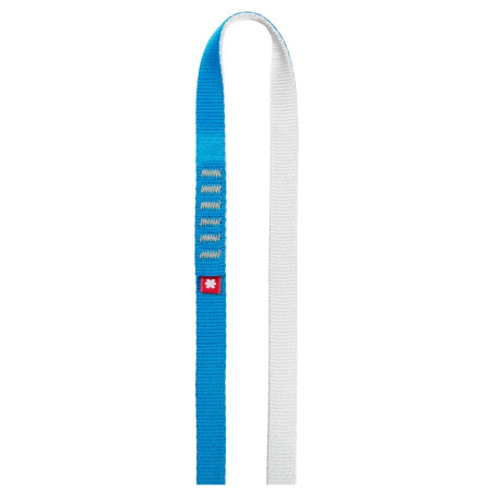 Rundschlinge Ocún O-SLING ECO-PES 16 mm 120 cm weiß/blau Blue