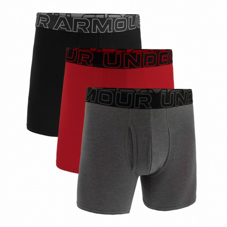 Herren-Boxershorts Under Armour M UA Perf Cotton 6in grau/schwarz GRY
