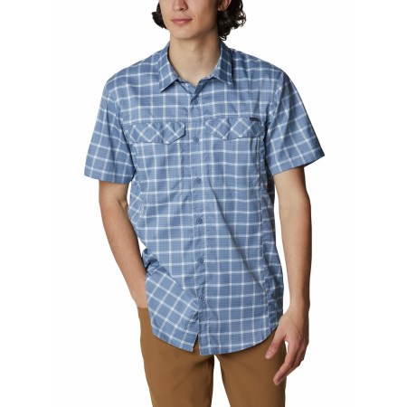 Herrenhemd Columbia Silver Ridge Lite Plaid SS hellblau BluestoneSmallGrid